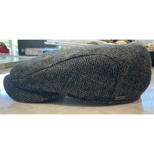 NEW Wigens Mens 100% Wool Contemporary Newsboy Cap (110530) Sz 60 Herringbone